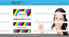 Desktop Screenshot of dipasimpresiones.com