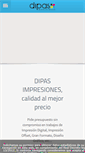 Mobile Screenshot of dipasimpresiones.com